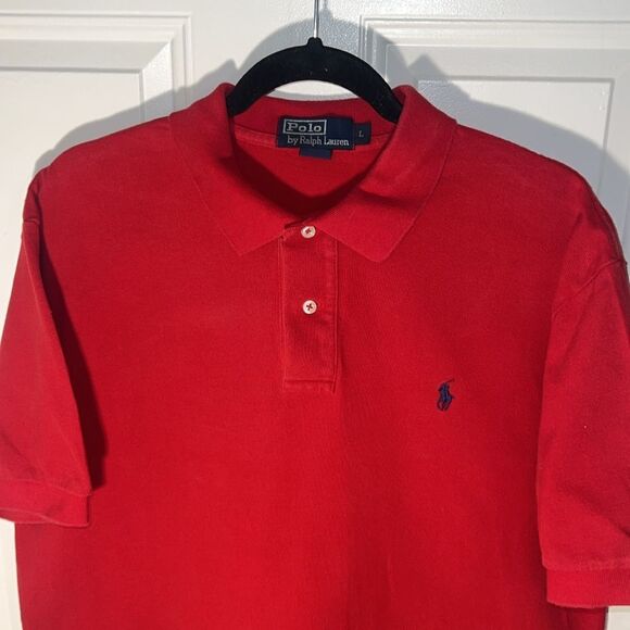 Polo Ralph Lauren Shirt Red Blue - Picture 4 of 6